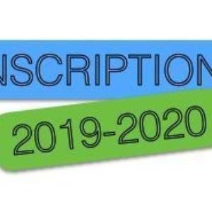 Inscriptions de Juillet 2019-2020